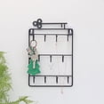 thumbnail image 3 of Flmtop Iron Wall Mounted 11 Hooks Storage Hanger Key Holder Coat Hat Rack Home Decor, 3 of 10
