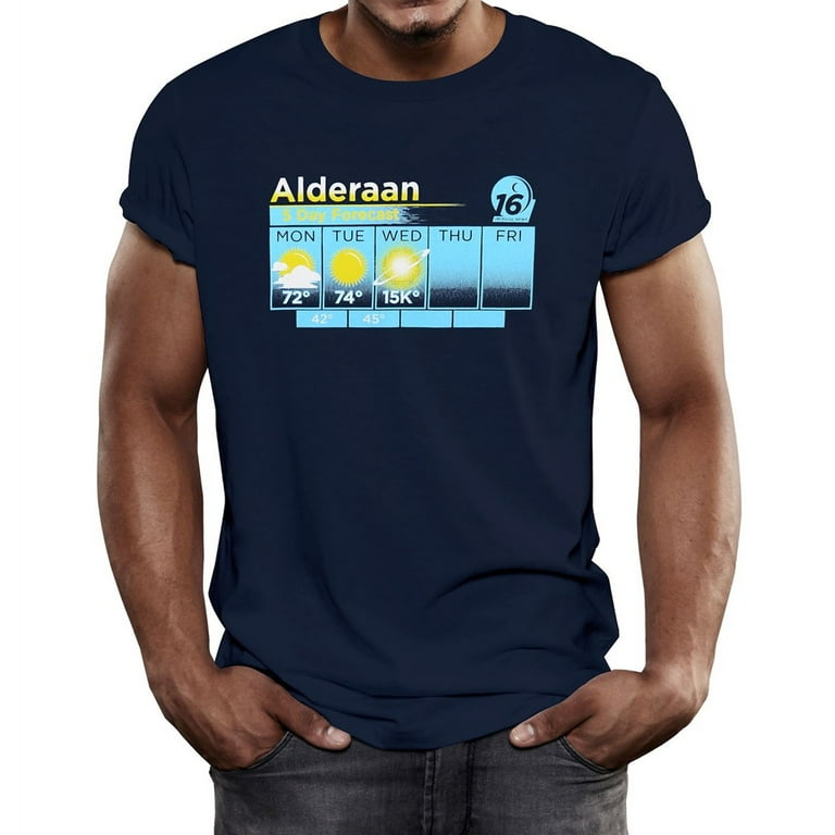 Alderaan 5 Day Forecast T Shirt Small