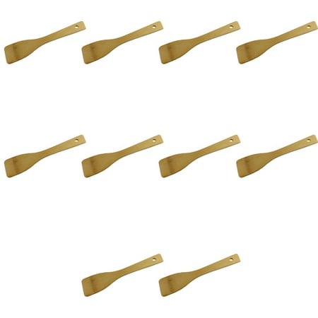 

10 Pcs Bamboo Shovels Non-stick Cooking Spatula Practical Cooking Utensil