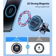 thumbnail image 2 of Soporte de coche VICSEED para soporte magnético MagSafe para teléfono iPhone, 2 of 7