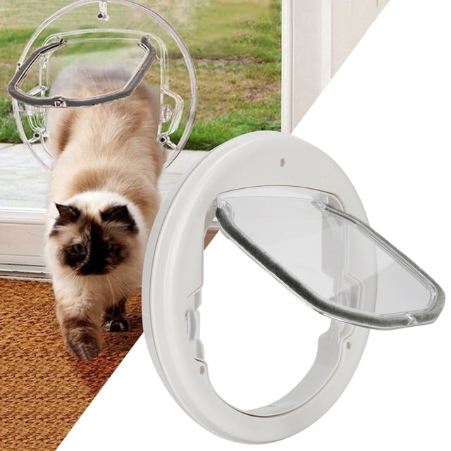 Cat Flap Door, Durable Pet Door, Steady Two-Way Design Cat for Pet Dog