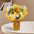 thumbnail image 4 of Ramo de flores de ganchillo Macarena Ramo de novia amarillo, 4 of 8
