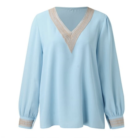 

Aayomet Crop Tops Womens Turtleneck Active Base Layer Long Sleeve Layer Tops Sky Blue XXL