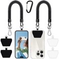 thumbnail image 1 of Phone Lanyard Tether with Patch, Universal Stretchy Lasso Straps and Phone Case Anchor for Outdoor, 1 of 5