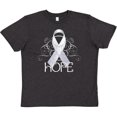 thumbnail image 3 of Inktastic Hope- Lung Cancer Awareness Youth T-Shirt, 3 of 5