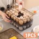 thumbnail image 1 of Contenedor De Huevos Para Refrigerador Caja De Almacenamiento De Huevos De Doble Capa 48 Rejillas Cajón De Huevos Transparente Con Tapa A Prueba De Polvo Porta Huevos Para El Hogar Ahorro De Espacio P Muyoka Hogar, 1 of 7