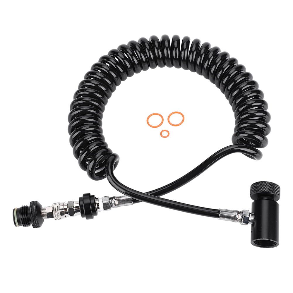 HPA Paintball Replacement  remote coil line for CO2 3000psi up to 9 feet long 