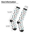 thumbnail image 2 of Knee High Socks for Men and Women, Ice Hockey game sport Althletic Compression Socks, Support Long Tube Socks for Outdoor Sport, Calf Socks, High Stockings for Women Men, 2 of 7