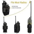 thumbnail image 4 of Outdoor Walkie Talkie Bag Radio Holster Wireless Tactical Radio Bag (black), 4 of 5