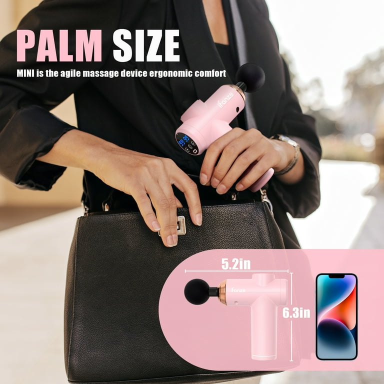 Mini Massage Gun Deep Tissue, Portable 99 Speeds Ultra Small and Quiet Electric Muscle Massager with 4 Replacement Heads for Gym Office Home Mini Massage Gun Deep Tissue, Portable 99 Speeds Ultra Small and Quiet Electric Muscle Massager with 4 Replacement Heads for Gym Office Home