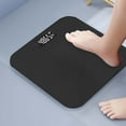 thumbnail image 7 of Xecvkr Electronic Body Weight Scale USB Charging Digital Bathroom Scale High Precision Weighing Sensor 26x26cm Black White, 7 of 7