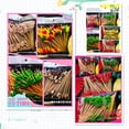 thumbnail image 2 of Letreros de bambú desechables Letreros artísticos de frutas Adornos de cócteles de cactus Letreros de bambú con flamencos, 2 of 5