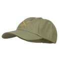thumbnail image 2 of Crossed Swords Embroidered Low Cap - Olive OSFM, 2 of 5