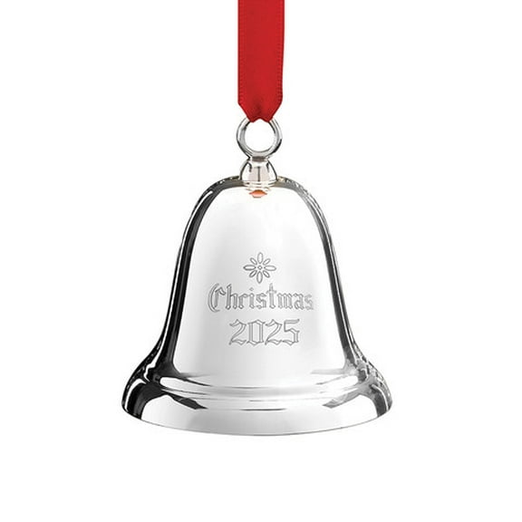 2025 Christmas Sterling Silver BELL Ornament by Reed and Barton  41st Annual