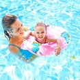 thumbnail image 2 of Anneau de Natation Siège de Natation pour Bébé Aide à la Flottabilité pour Bébé avec Siège de Natation en PVC pour Jouet d'Aide à la Flottabilité pour Tout-Petits 6 Mois à 36 Mois (Rosa1), 2 of 4