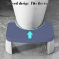 thumbnail image 6 of ufehgfjh Toilet Stool Squatting Poop Stool Bathroom Potty Step Stool Toilet Assistance Steps Step Stool Fits All Toilets Detachable Stackable, 6 of 6