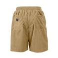 thumbnail image 5 of Men‘s Corduroy Shorts Casual Elastic Waistband Regular Fit Shorts Solid Color Lightweight Shorts with Pockets, L, 5 of 9