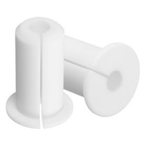 Wall Grommets for Cables 3/4", 2 Pcs Cable Routing Kit Silicone Hole Grommet Feed Through Bushing for Ethernet Accessories with 7.5mm Hole, White