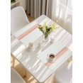 thumbnail image 5 of Orange Striped Placemats Set of 6, Abstract Modern Geometric Stripes Placemats for Dining Table, Place Mats for Kitchen Tabletop, Waterproof Wipeable Dining Table Mats Set, 5 of 9