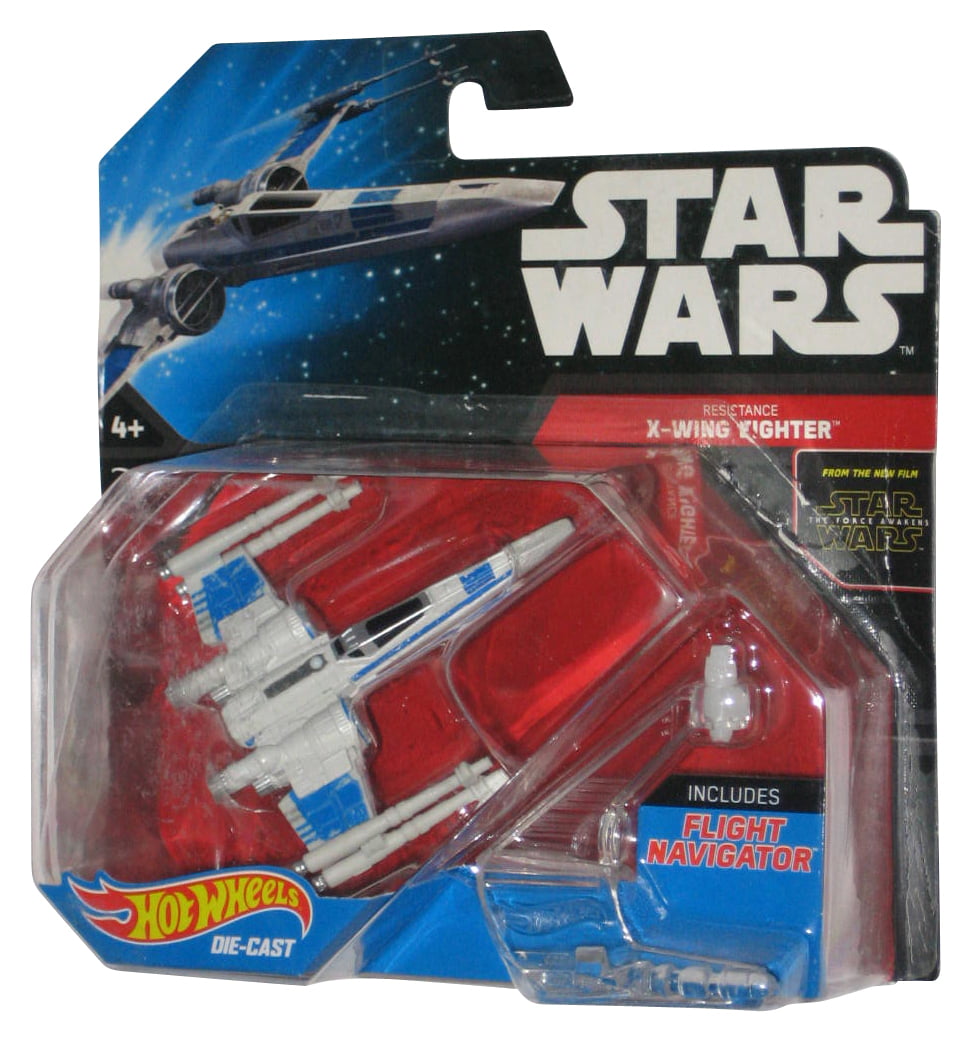 STAR WARS HOT WHEELS STARSHIPS A-WING FIGHTER w/ PIVOTAL FLIGHT STAND NEW IN BP! 