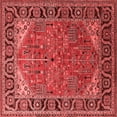 thumbnail image 1 of Ahgly Company Indoor Square Oriental Red Industrial Area Rugs, 8' Square, 1 of 4