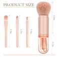 thumbnail image 2 of Beauty Tools Makeup Brush 4-in-1 Retractable Brush Eye Brush Set Convenient Multi-color Option, 2 of 15