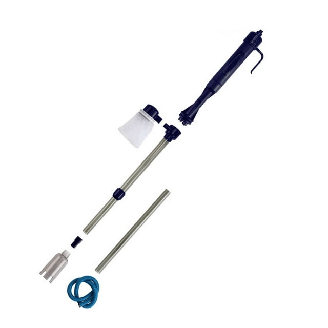 Fish Tank Clean Aquarium Gravel Battery Vacuum Siphon Cleaner Pump Water Filter