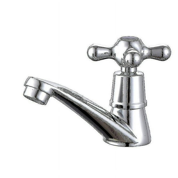 Single Cold Water Tap Water Tap, Chrome Single Cold Tap Basin Water Tap, For Home Bathroom Toilet Sink Basin Kitchen