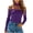 （New20)Purple, variant on Women Y2K Mock Neck Tops Off Shoulder Slim Fit Long Sleeve Stretchy Blouse Cutout Bodycon Blouse Going Out Tunic Tops