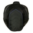 thumbnail image 3 of Milwaukee Leather Men's Combo Textile Mesh Racer Jacket - BLK XX-, 3 of 5