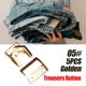 thumbnail image 1 of 5 uds., s para pantalones, de botones, extensor de cinturo, ropa, , pantalones, broche de hebilla, accesorios de - 5 Dorado Estilo 5 dorado, 1 of 8