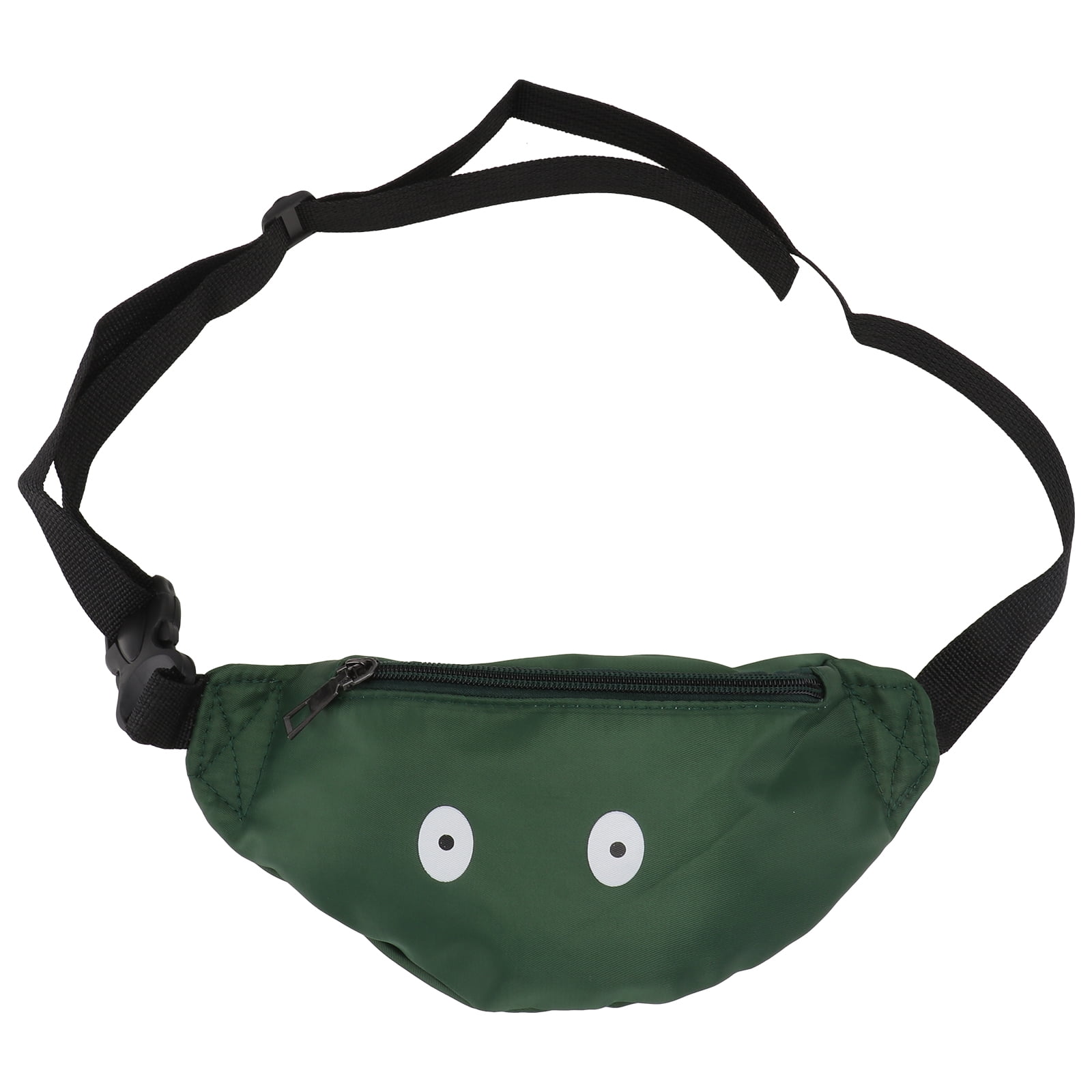 Hemoton Kids Waist Bag Novelty Funny Small Eyes Fanny Pack Personality  Leisure Belt Hip Bag (Green) 