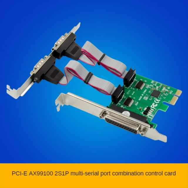 Tarjeta de ExpansióN ST317 PCIe X1 AX99100 2S1P Control Industrial RS232+ Tarjeta de ExpansióN Conveniente MultifuncióN