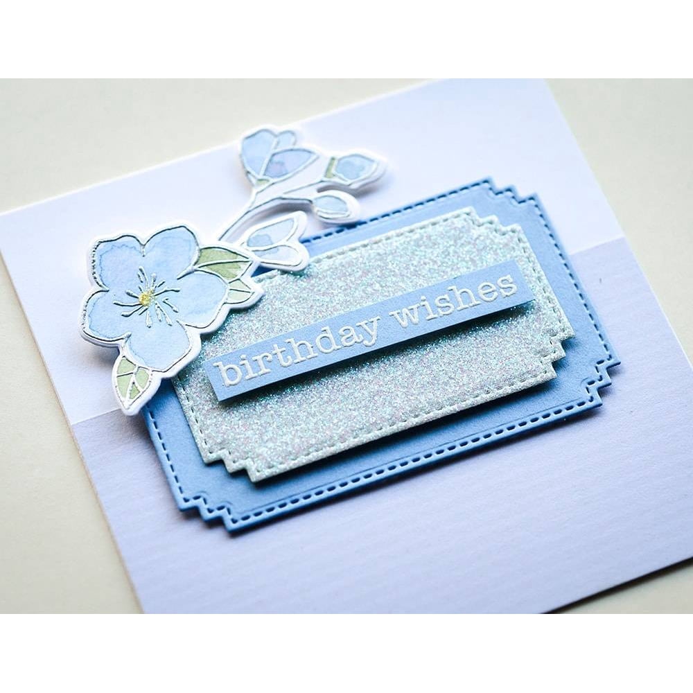 Memory Box Paper Pad 6"X6" 24/PkgSpringtime Bouquet Stripes Walmart