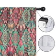 thumbnail image 4 of Blackout Kids Curtains,Boho Bohemia Flower Childrens Insulated Curtains Set Of 2,Bedroom Essentials,Toddler Room Decor 42"x54"(106x137cm), 4 of 4