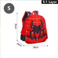 thumbnail image 1 of Mochila escolar 3D para niños, morral de araña de 1-6 grados, bonito Anime, impermeable, para jardín de infantes Fivean unisex, 1 of 2