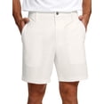 thumbnail image 1 of Shorts CRZ YOGA para Hombre, Livianos y Elásticos para Golf, 7" Blanco Lechoso, 1 of 4