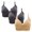 Gray+Gray+Beige, variant on XFLWAM Womens Plus Size No Underwire Bras Large Cup Everday Bras Full Coverage Push Up Bras Underwear