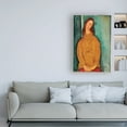 thumbnail image 2 of Modigliani 'Portrait of Jeanne Hebuterne' Canvas Art, 2 of 3