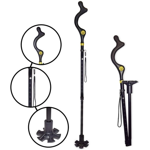 Sturdy and Lightweight Campbell Posture Walking Cane for Men Women and