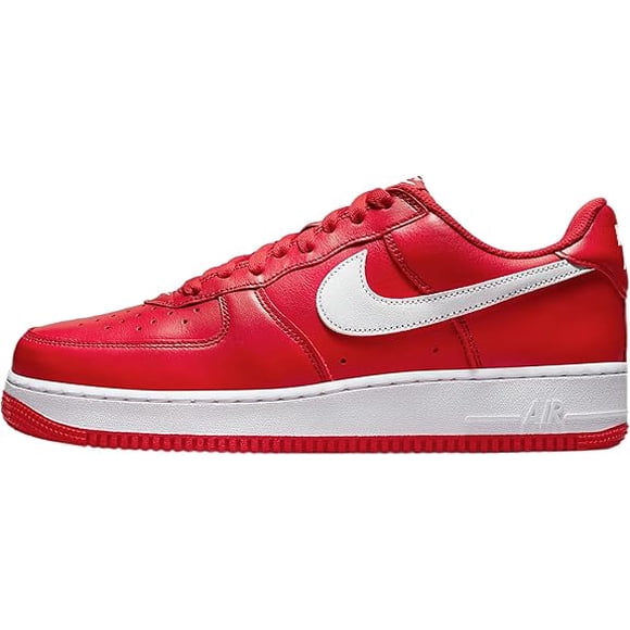 Nike Men's Air Force 1 '07 University Red White running shoes