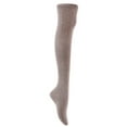 thumbnail image 3 of Women's 4 Pairs Super Durable, Awesome, Comfortable, Soft Thigh High Cotton Boot Socks MJ1024 Size 6-9Black,Coffee,Grey, Dark Grey, 3 of 4