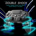 thumbnail image 2 of Wireless Controller Compatible with P4/P4 Slim/P4 Pro/Windows PC, Black, 2 of 6