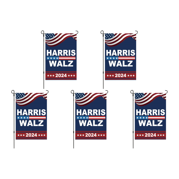 Jardín Doble Cara Kamala Harris 2024 12.0 X 18.0 In para