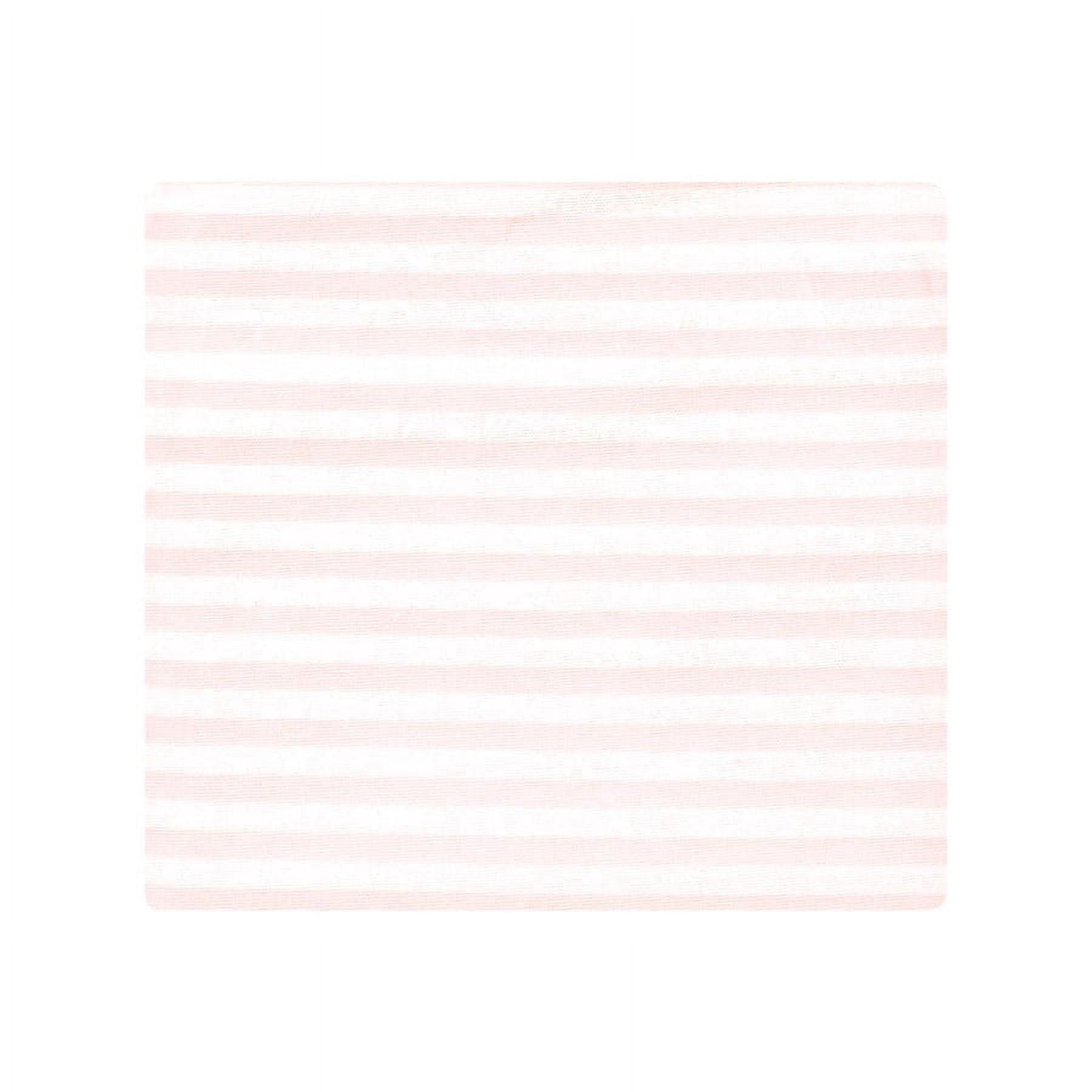Hudson Baby Infant Girl Cotton Rich Flannel Receiving Blankets Bundle, Pink Bows, One Size