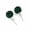 Dark Green, variant on 10 Pairs Sparkle Clay Rhinestone Ear Stud 10mm Crystal Pave Disco Ball Earrings