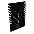 thumbnail image 3 of Negro Cardboadrd Collar de Joyería Colgante Exhibición Estante de Exhibición Mostrador de Tienda Soporte para El Hogar Soporte de Joyería Sunnimix Expositor de collar, 3 of 8