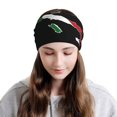 thumbnail image 3 of Women Italy Map Flag Slouchy Beanie Hat Stretch Turban Hats Headwear Caps Baggy Skull Sleep Scarf, 3 of 7