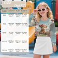 thumbnail image 7 of DISNIMO Girls Fall Crop Tops Highland Cattle Butterfly Printed Long Sleeve Cropped Sweatshirts Fashion Crew Neck Pullover Sweatshirt for Teens Youth, 7 of 7