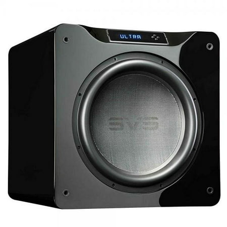 svs sb16-ultra subwoofer (piano gloss black) - 16-inch driver, 1,500-watts rms, dsp app control, sealed (Best Sealed Subwoofer Home Theater)